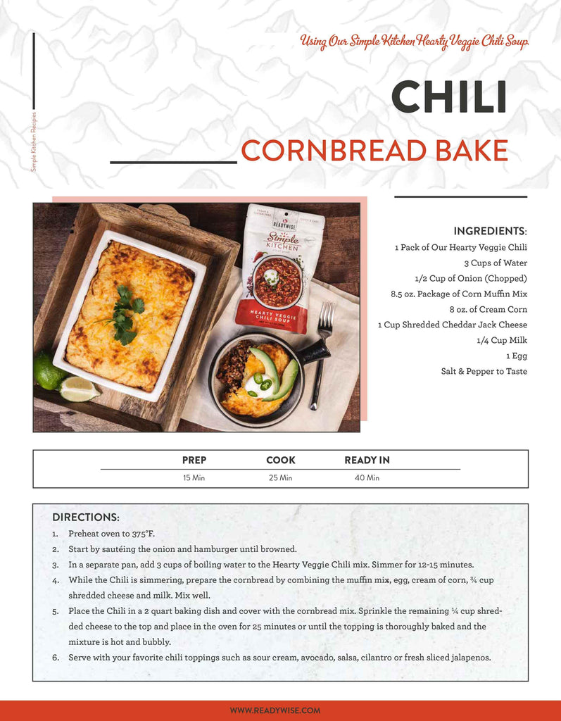 Chili Cornbread Bake Recipe