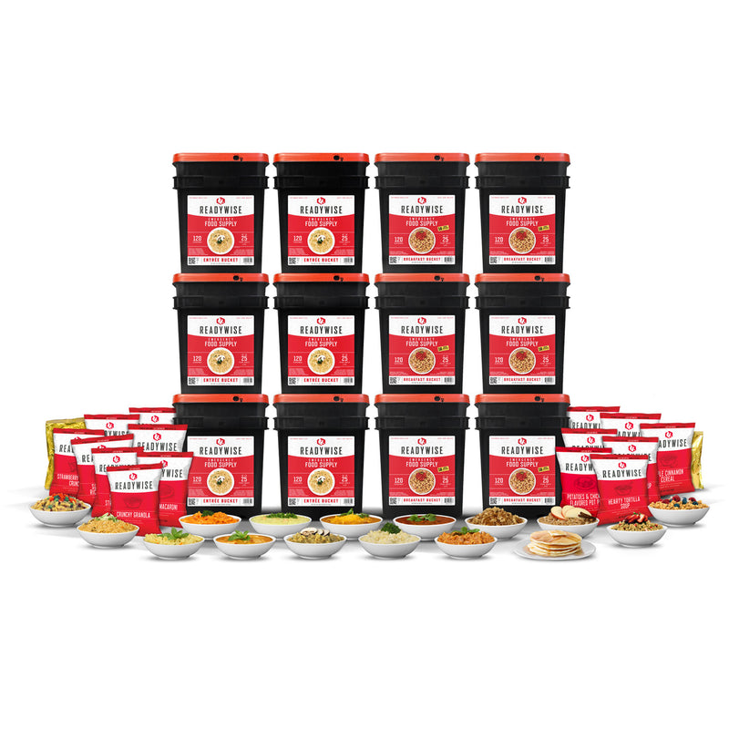 1440 Serving Package of Long Term Emergency Food Supply  ReadyWise