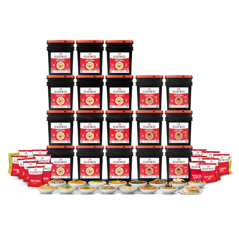 2160 Serving Package of Long Term Emergency Food Supply  ReadyWise