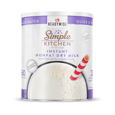 Instant Nonfat Dry Milk - 50 Serving #10 Can