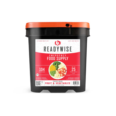 104 Serving Fruit & Vegetable Bucket  ReadyWise