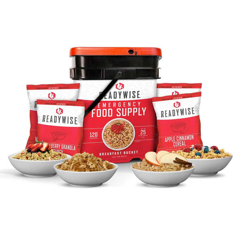 120 Serving Breakfast Bucket  ReadyWise