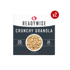 2 Boxes of Emergency Food Favorite - Crunchy Granola