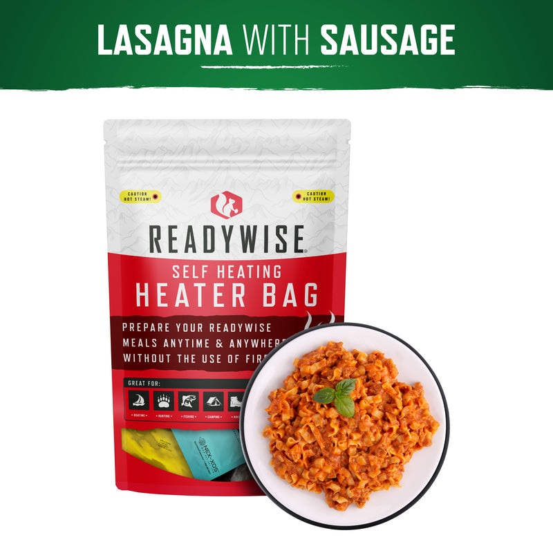 Self Heating Kit - Lasagna with Sausage + Snack