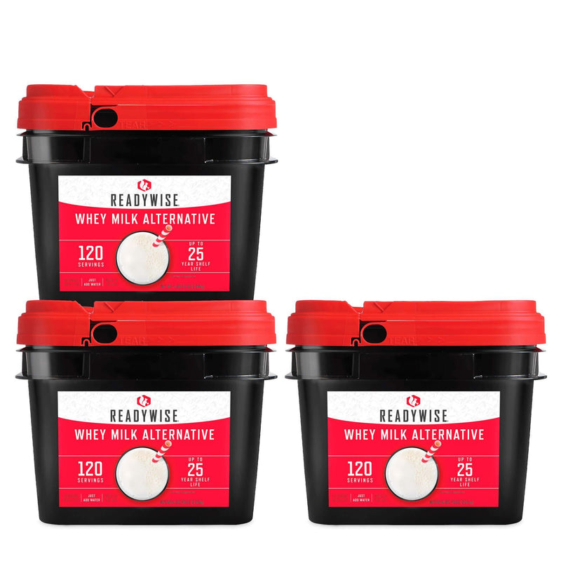 360 Servings Emergency Whey Milk Alternative Bundle  ReadyWise