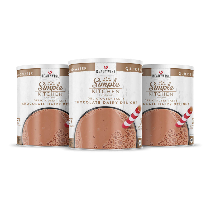 Chocolate Dairy Delight Bundle - #10 Cans  ReadyWise