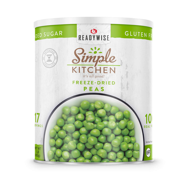 Freeze-Dried Peas - 17 Serving #10 Can  ReadyWise