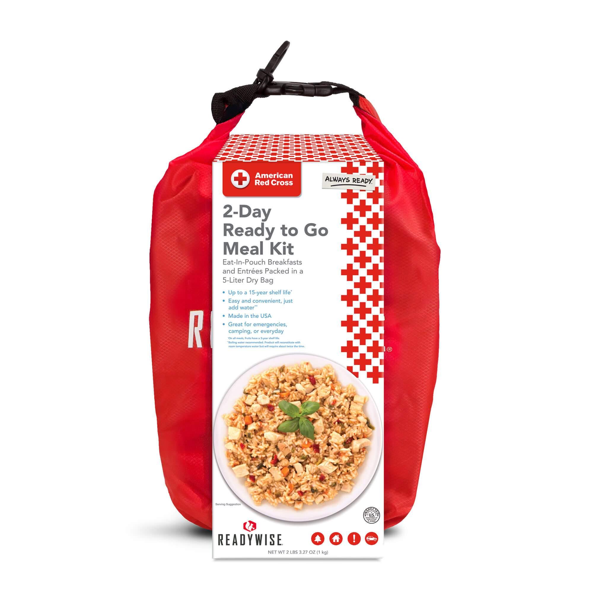 American Red Cross 2 Day Ready to Go Meal Kit by ReadyWise