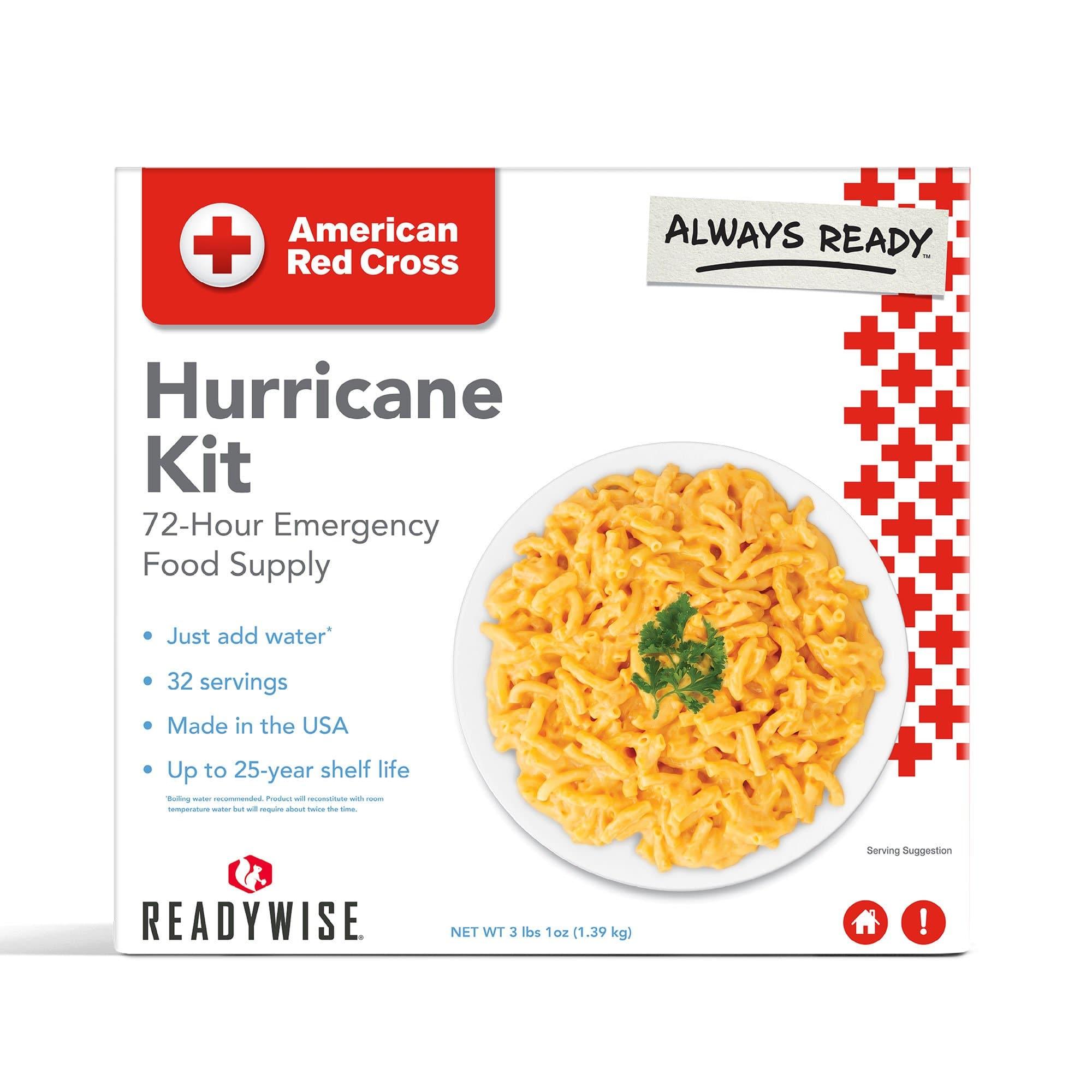American Red Cross 72 Hour Emergency Hurricane Food Kit