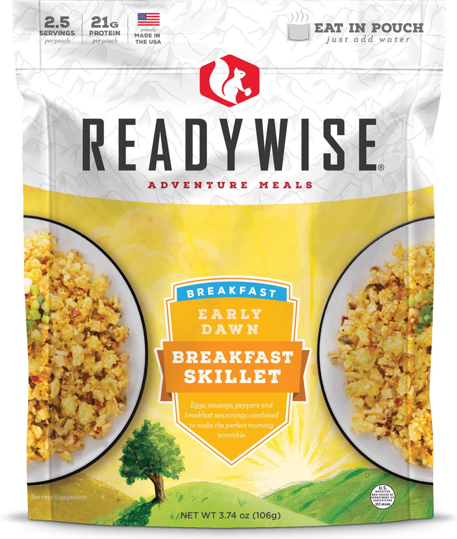 Early Dawn Breakfast Skillet  ReadyWise Early Dawn Breakfast Skillet - Single Pouch