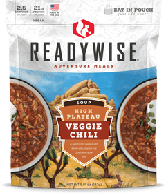 High Plateau Veggie Chili Soup  ReadyWise High Plateau Veggie Chili Soup - Single Pouch