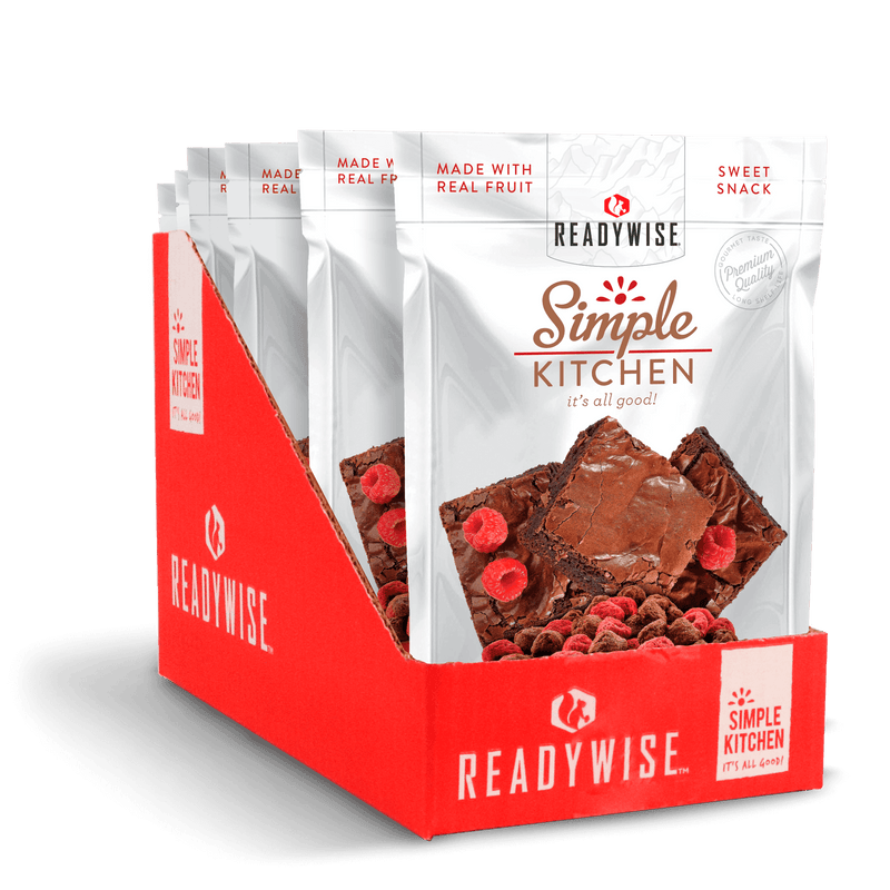 Simple Kitchen Raspberries & Brownie Bites - 6 Pack  ReadyWise