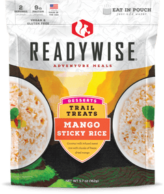 Trail Treats Mango Sticky Rice  ReadyWise Trail Treats Mango Sticky Rice - Single Pouch
