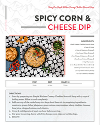 Spicy Corn & Cheese Dip