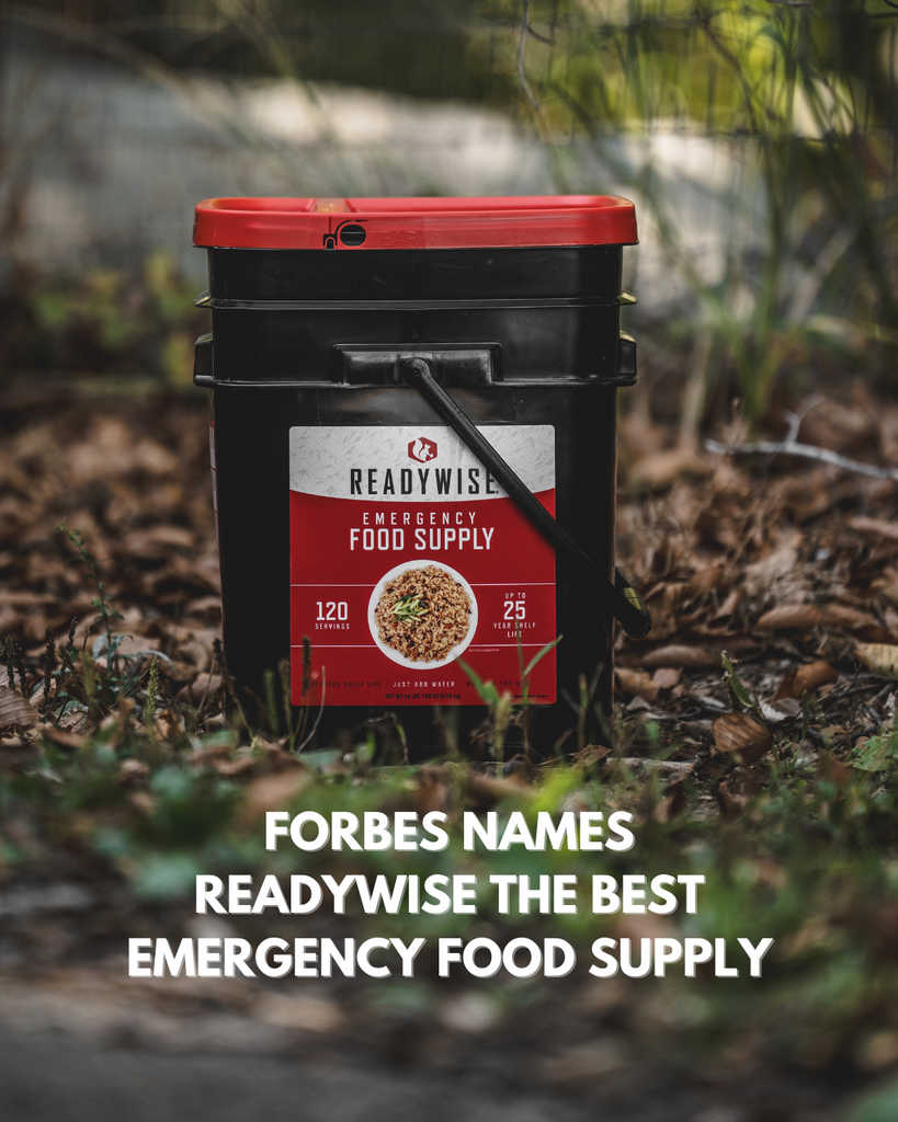 Readywise Voted Best Overall Emergency Food Supply by Forbes