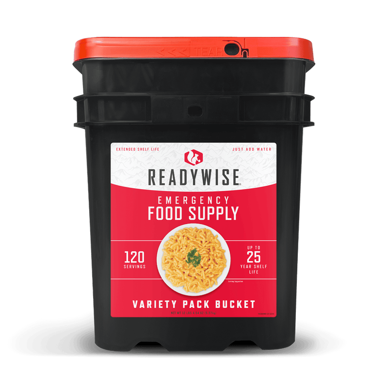 ReadyWise 120 Serving Emergency Food Supply Bucket