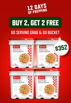 Buy 2 60 Servings Buckets, Get 2 FREE