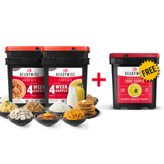 Buy a 4 Week Emergency Food Supply, Get a Free Calorie Booster Bucket