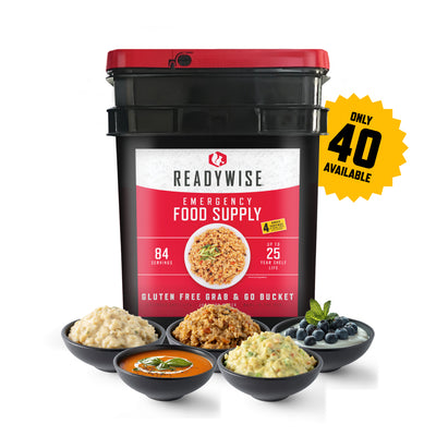 84 Serving Gluten Free Grab and Go Bucket