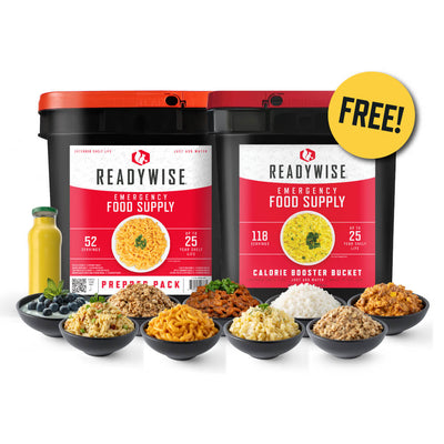 Buy a Prepper Pack, Get a Free Calorie Booster Bucket