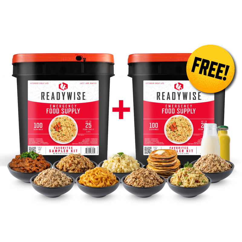 Buy 1, Get 1 Free - 100 Serving Sampler Bucket