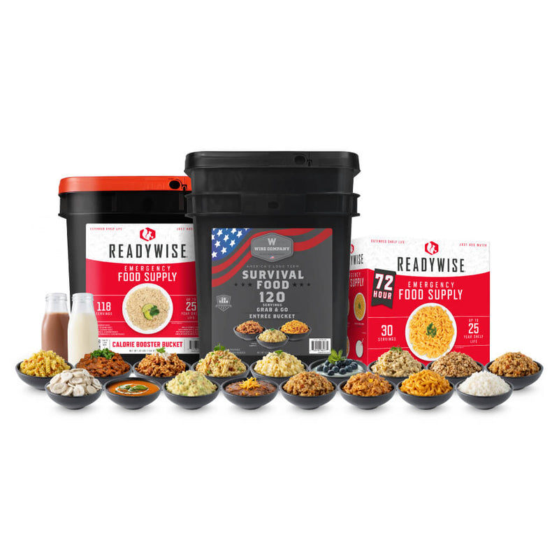 Wise Entree + Calorie Booster + 72-Hour Kit Bundle