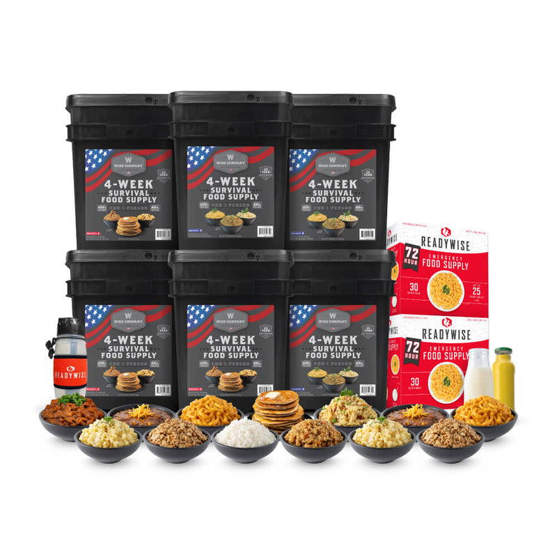 Wise 12-Week Supply, 72-Hour Kits & Seychelle Bottle Bundle
