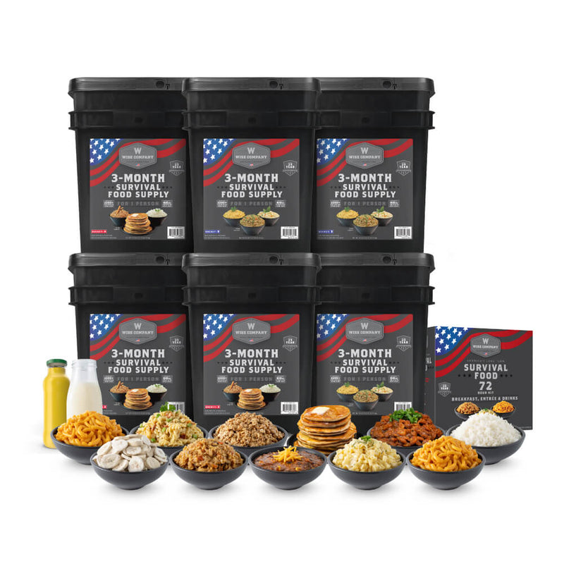 Wise 3-Month Supply & 72-Hour Kit Bundle