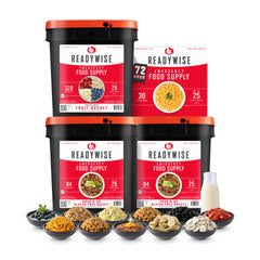 2 Gluten-Free Buckets + Fruit Bucket + 72-Hour Kit Bundle