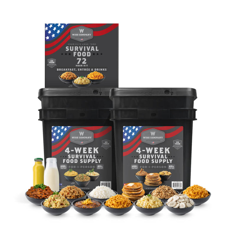 Wise 4-Week + Wise 72-Hour Kit Bundle