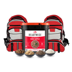 Meat Bucket & Survival Backpack Bundle