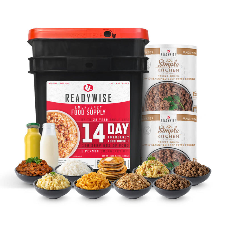 2 Week Food Supply & Protein #10 Can Bundle