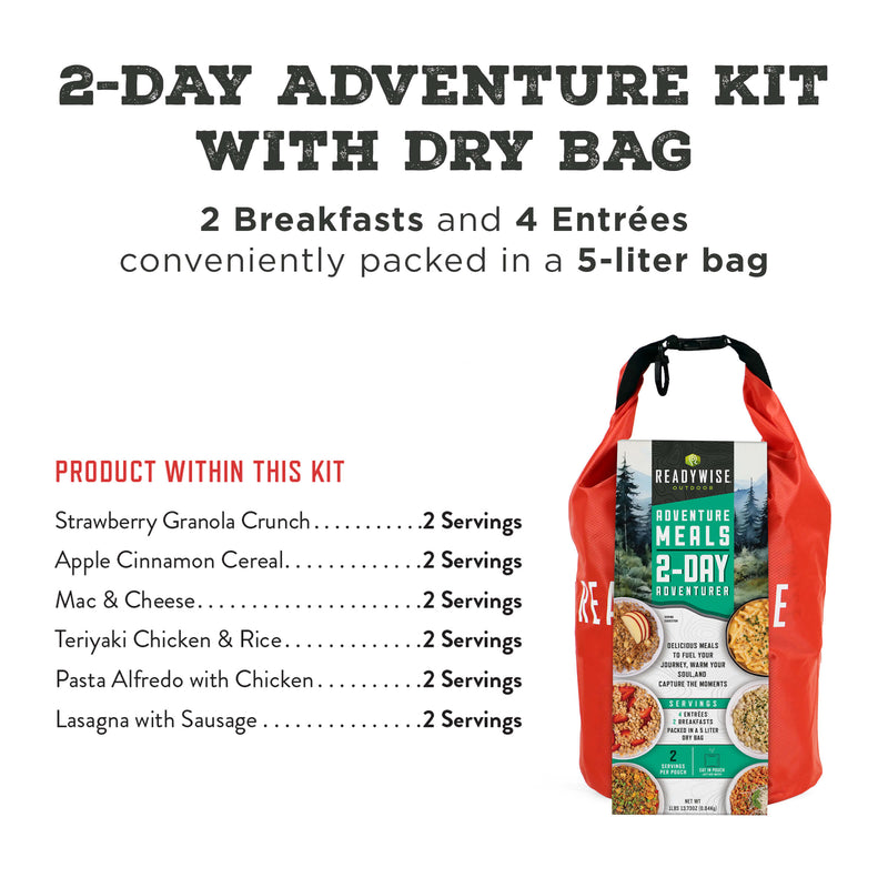 Outdoor 2-Day Adventure Meal Kit