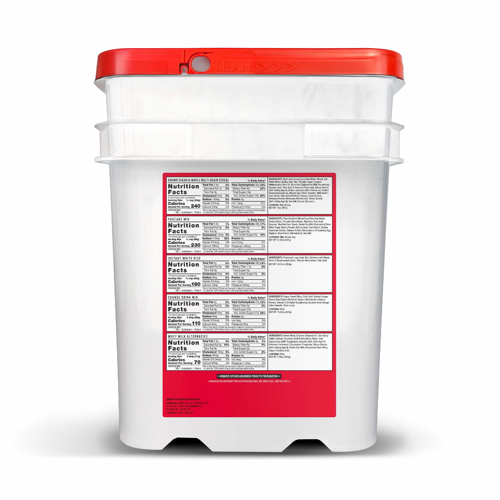 30 Day Emergency Food Supply