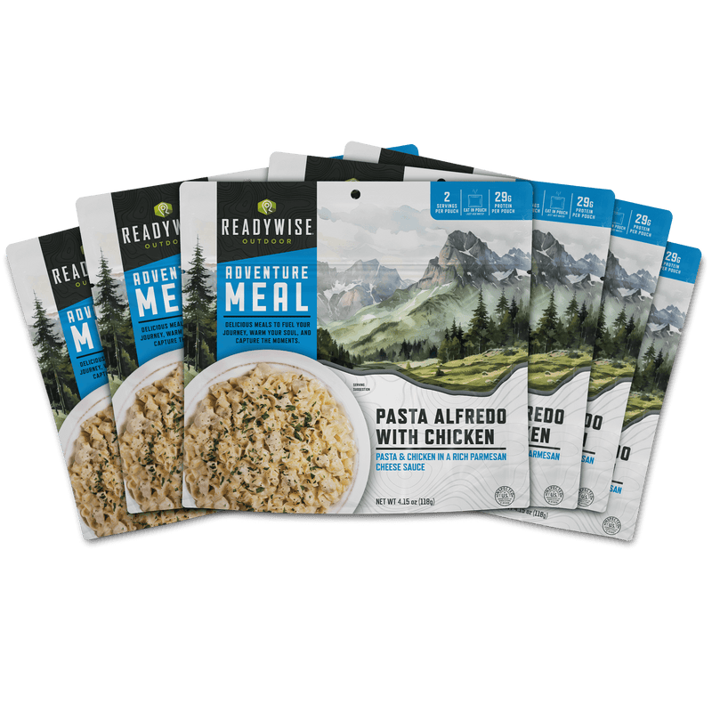 Pasta Alfredo with Chicken Casual Camper