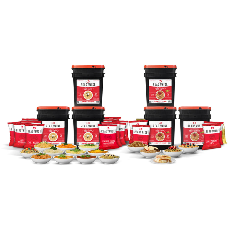 CUSTOMER FAVORITE 720 Servings of Ready Wise Emergency Survival Food Storage