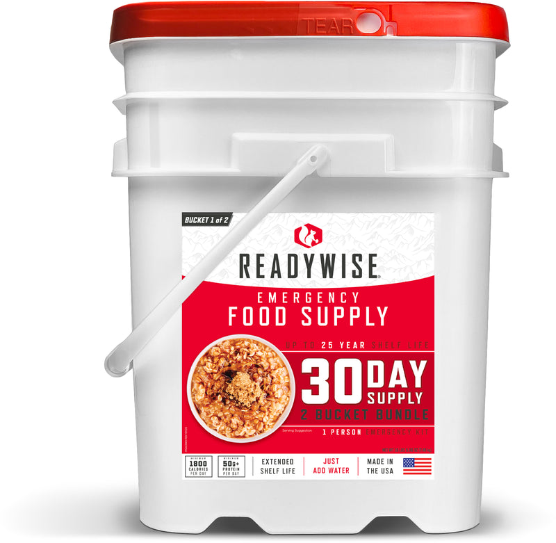 30 Day Emergency Food Supply - Bucket 1