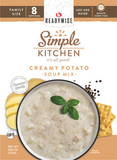 CREAMY POTATO - Soup Mix - 6 Ct Case - 8 Servings  ReadyWise   