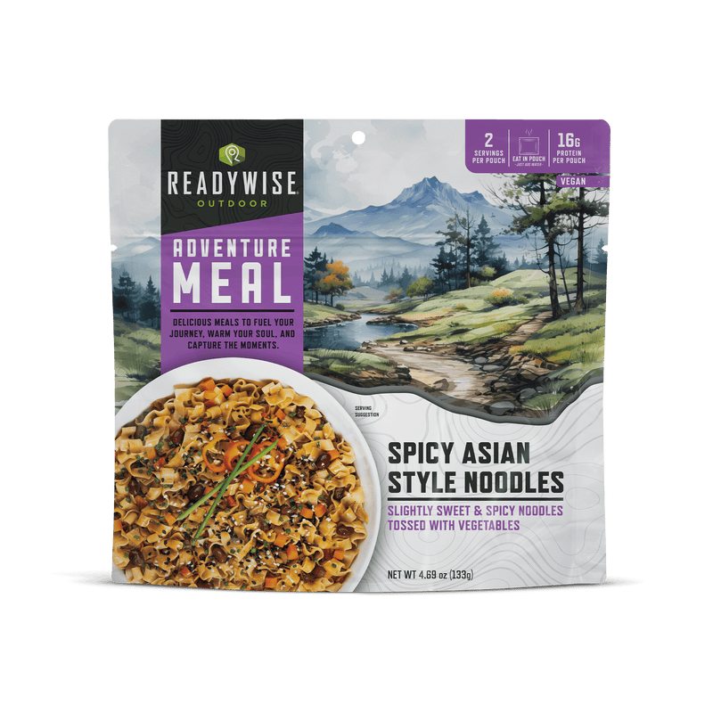 Spicy Asian Style Noodles Casual Camper