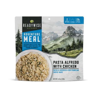 Pasta Alfredo with Chicken Casual Camper