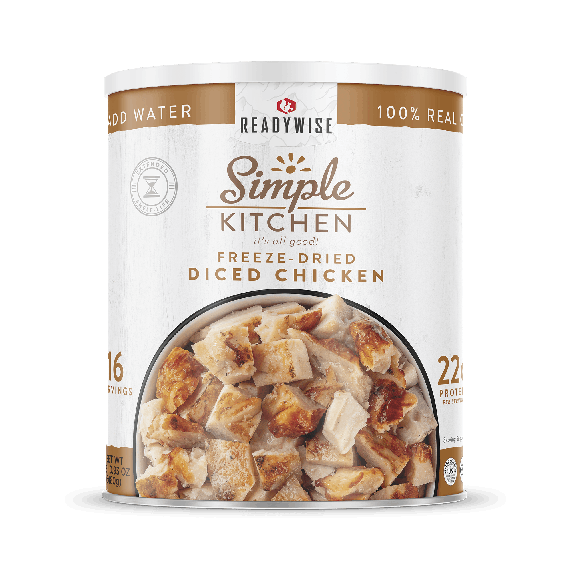 Diced Chicken Freeze-Dried #10 Can