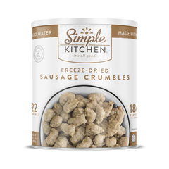 Sausage Crumbles – Freeze-Dried #10 Can – 22 Servings | ReadyWise