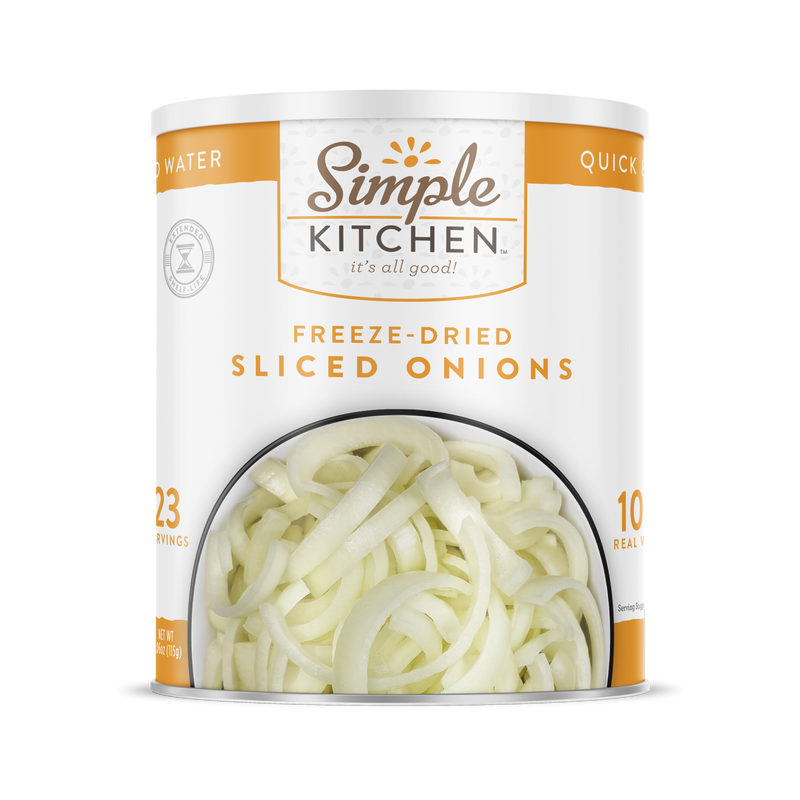 Sliced Onions – Freeze-Dried #10 Can – 23 Servings | ReadyWise