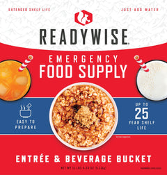 120 Serving Entree & Beverage Bucket