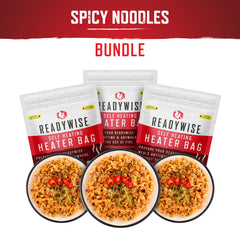 Self Heating Kit - Spicy Asian Style Noodles + Snack Bundle