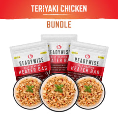 Self Heating Kit - Teriyaki Chicken and Rice + Snack Bundle