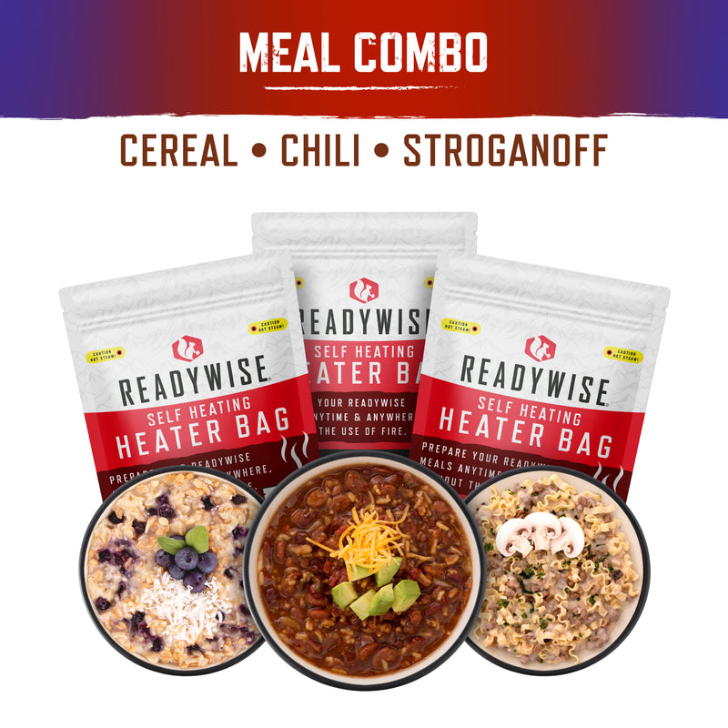 Self Heating Meal Combo  ReadyWise   