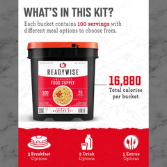 Buy 1, Get 2 Free - 100 Serving Sampler Buckets