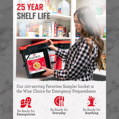 Buy 1, Get 2 Free - 100 Serving Sampler Buckets