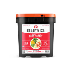 Buy Two 60 Serving Buckets, Get a FREE Fruit & Veggie Bucket + a FREE 72 Hr Kit  ReadyWise   